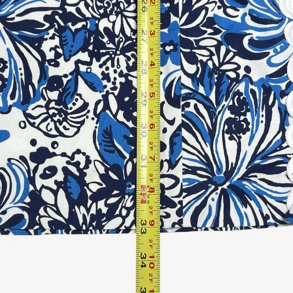 NWT Lilly Pulitzer Mila Stretch Mini Dress Low Tide Navy Pandarama Size 00 - Picture 10 of 13